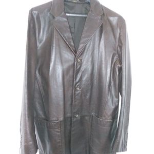 Banana Republic leather sportcoat